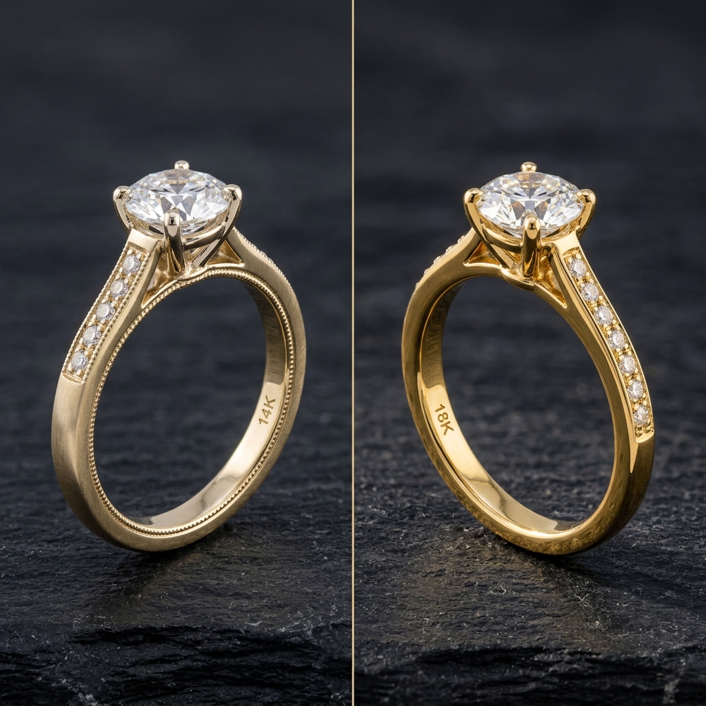 14k vs 18k Gold Comparison Thumbnail