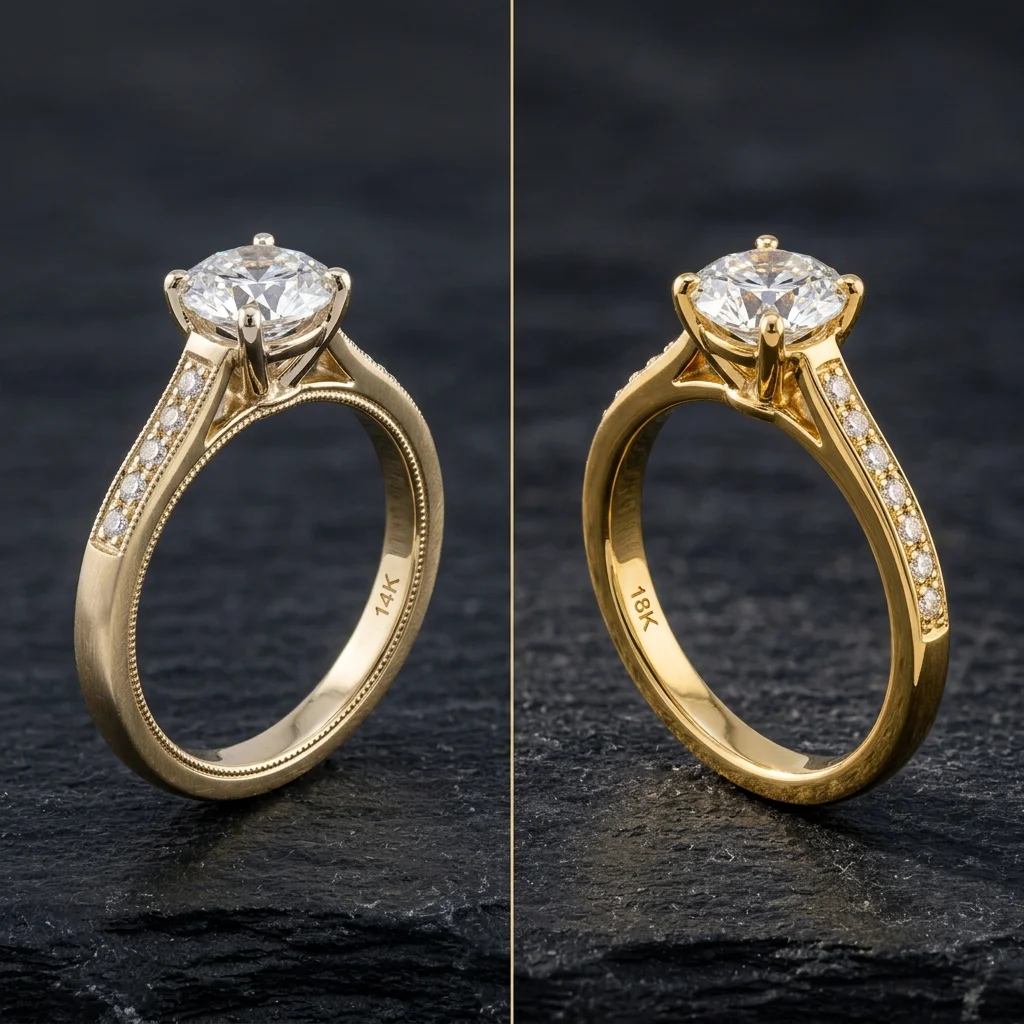 14k vs 18k Gold: Which is Better for Engagement Rings?