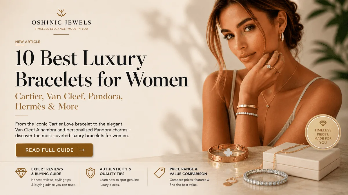 10 Best Luxury Bracelets for Women (2026) – Cartier, Van