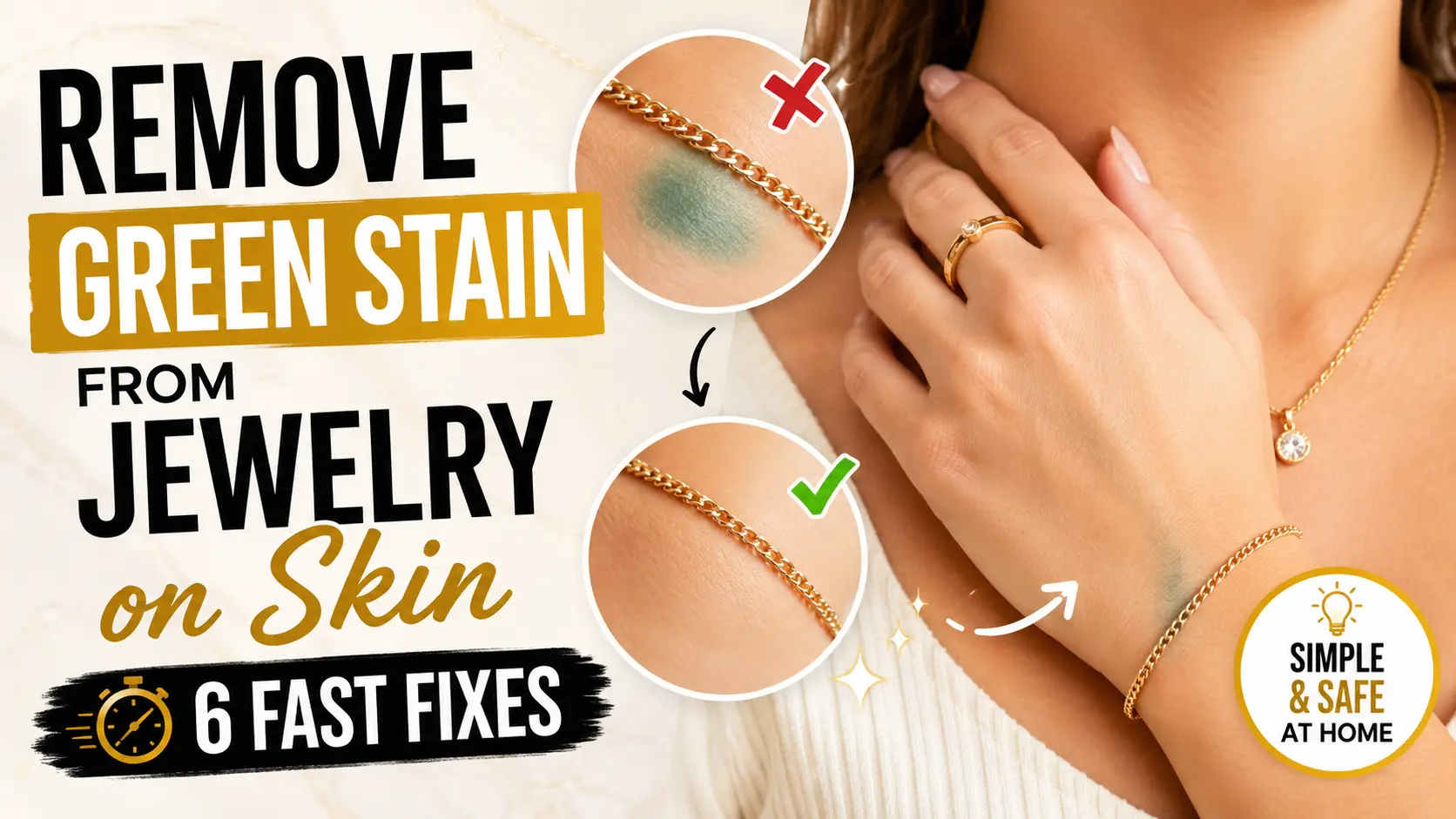 Remove Green Stain from Jewelry on Skin  6 Fast Fixes