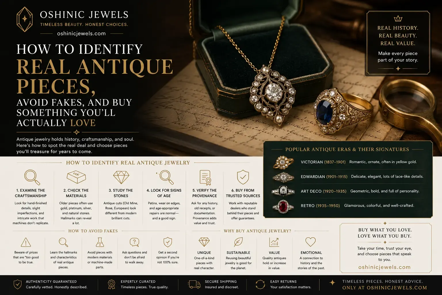 How to Identify Real Antique Pieces, Avoid Fakes.
