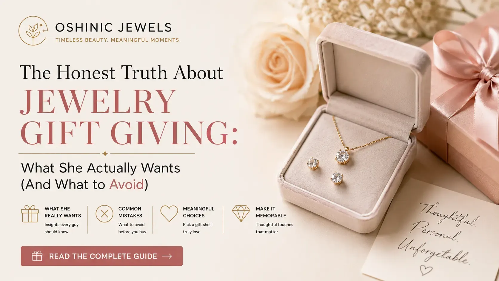 Jewelry Gift Guide for Her: What She Really Wants