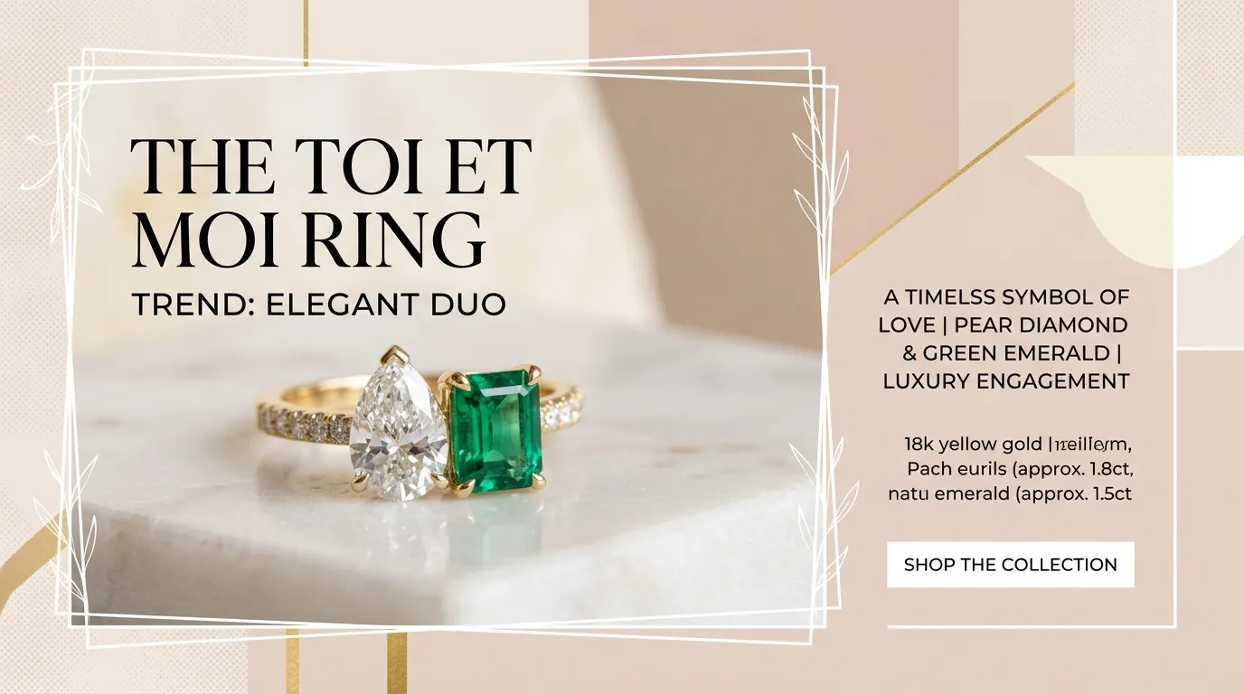 Toi et Moi Engagement Ring